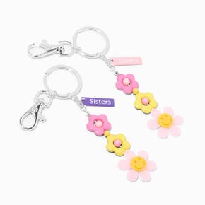 &quot;Sisters&quot; Happy Daisy Keychains - 2 Pack,