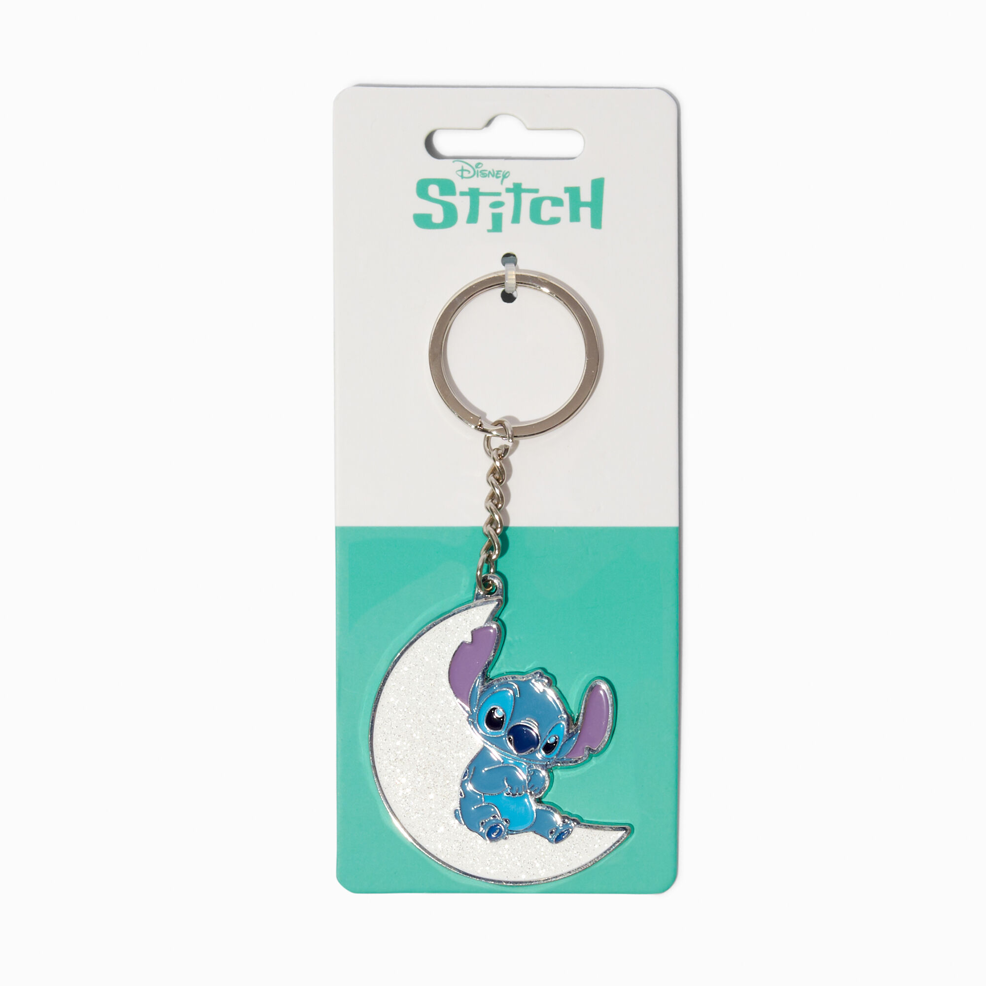 View Claires Disney Stitch Sleepy Keyring Silver information