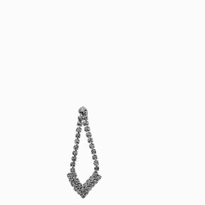 Silver-tone Rhinestone Shirt Neck Jewelry Set - 2 Pack,