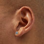 Gold-tone Graduated Ball, Crystal &amp; Pearl Earrings Set - 9 Pack,