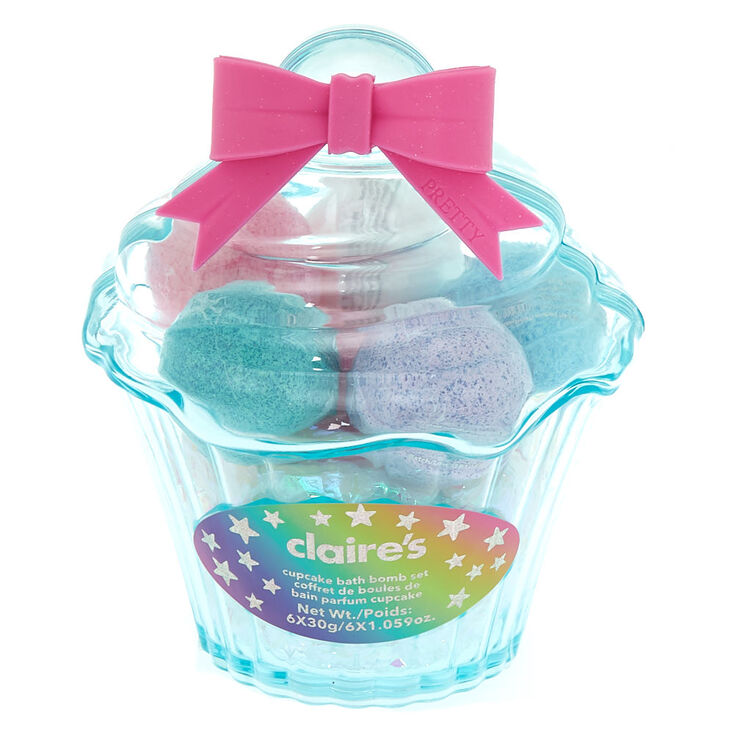 Lot de 6 bombes de bain cupcake,