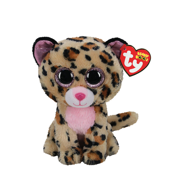 Ty&reg; Beanie Boo Lacey the Leopard Soft Toy,