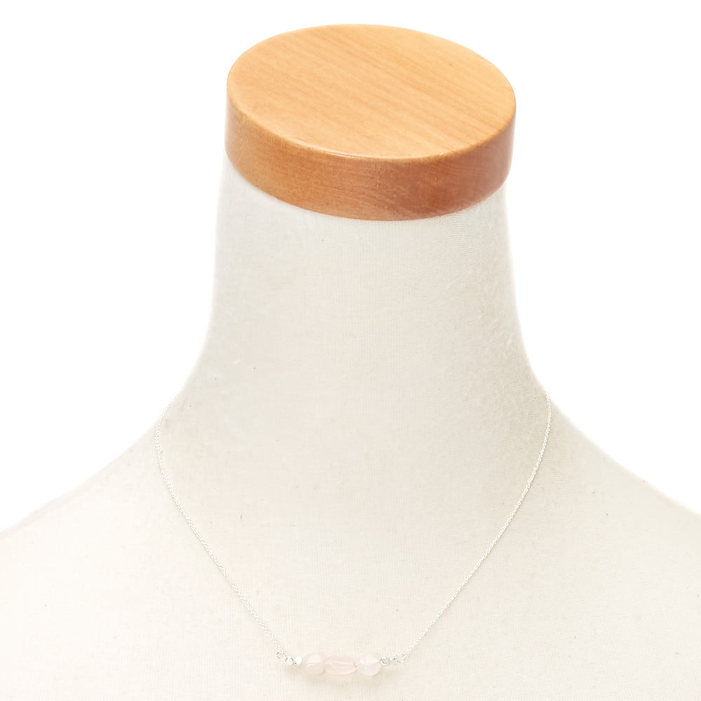 Rose Quartz Compassion Pendant Necklace,