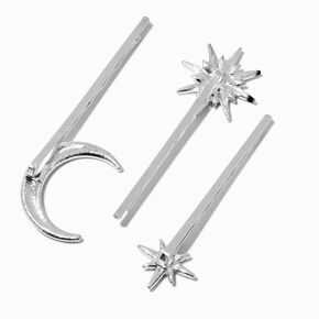 Celestial Silver-tone Hair Pins - 6 Pack,