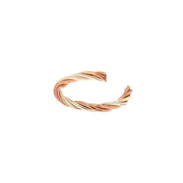 Claire's Bague d’orteil torsadée en métaux mixtes