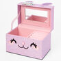 Claire&#39;s Club Purple Glitter Bunny Jewelry Box,
