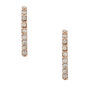 Rose Gold Crystal Ear Suspender Earrings,
