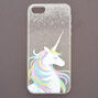 Coque de portable licorne pastel &agrave; paillettes - Compatible avec iPhone 5/5S,