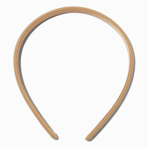 Tan Thin Puff Headband,