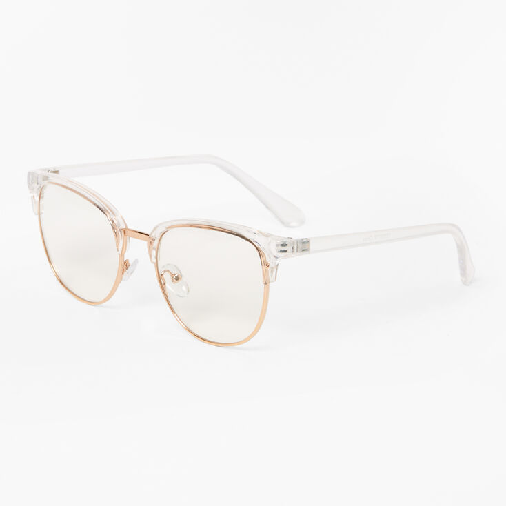 Clear Browline Clear Lens Frames,