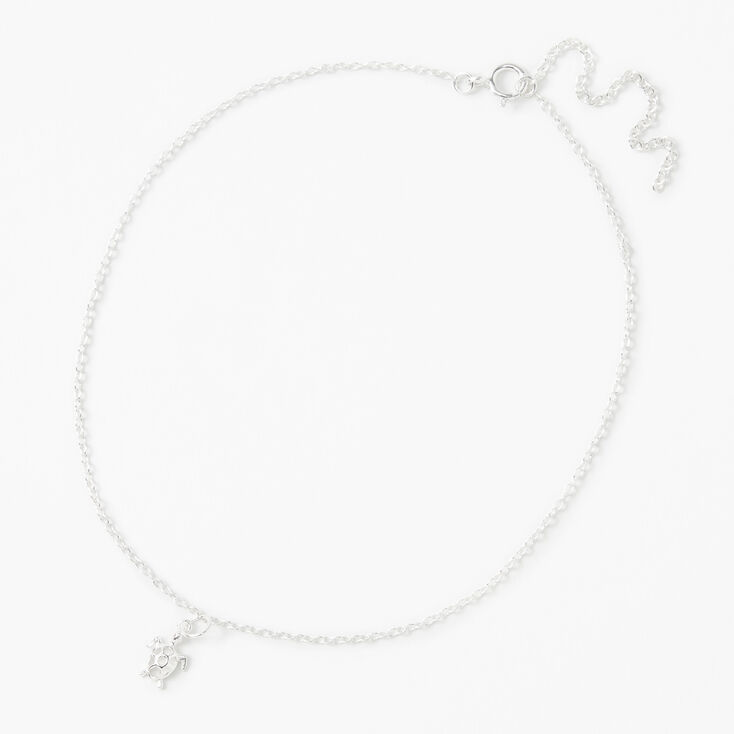 Sterling Silver Sea Turtle Chain Anklet,
