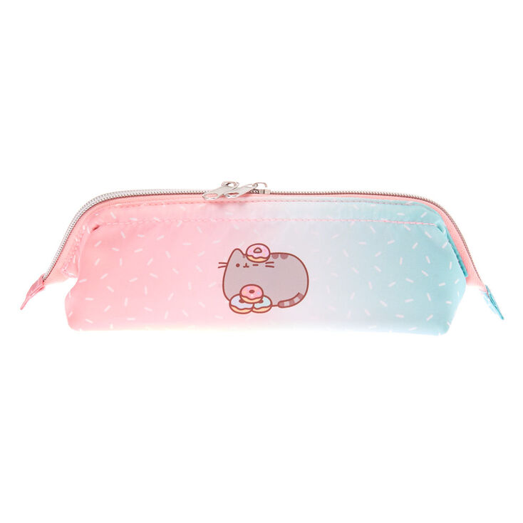 Pusheen Sweet Treats Ombre Pencil Case - Green/Pink,