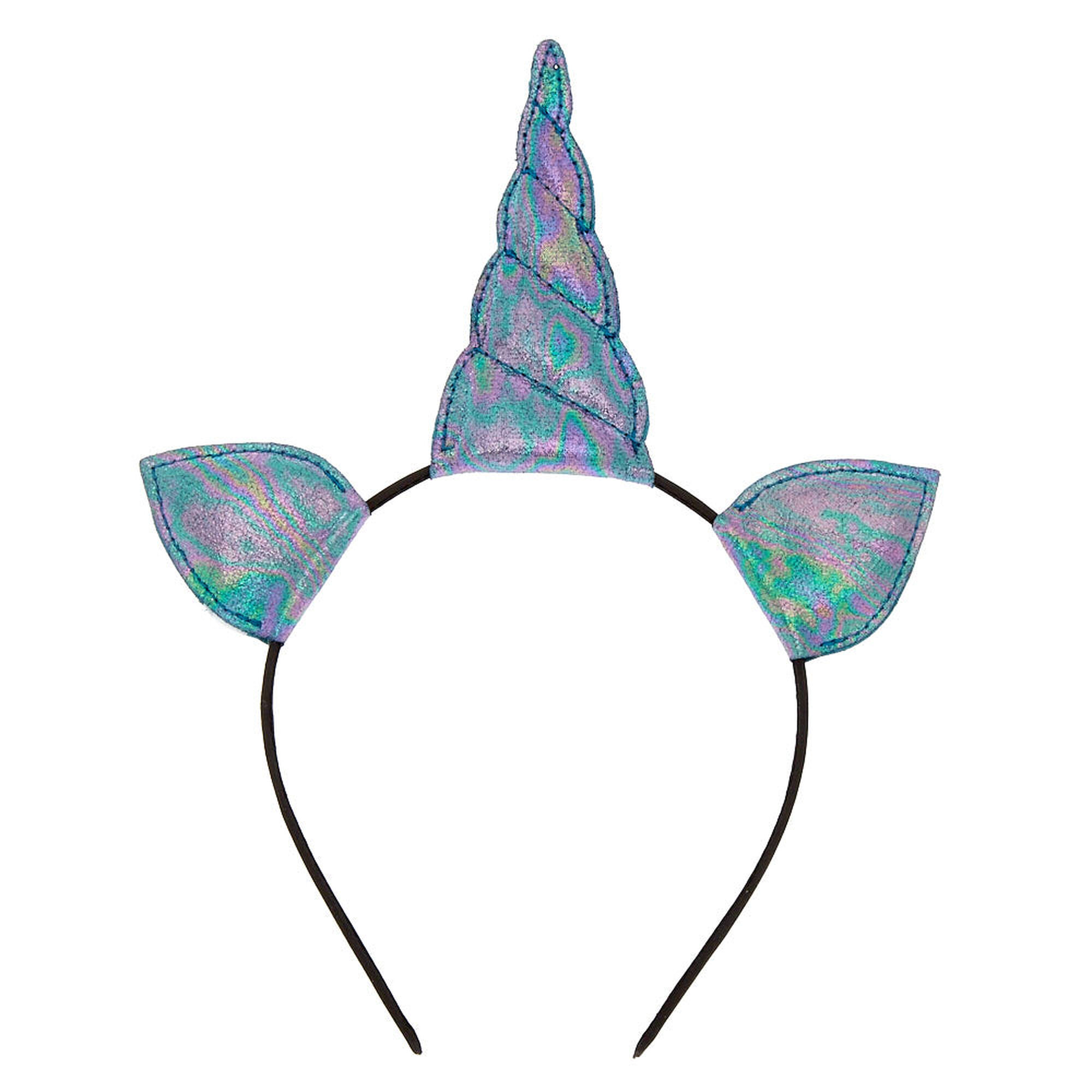 Metallic Oil Spill Unicorn Headband Claire S
