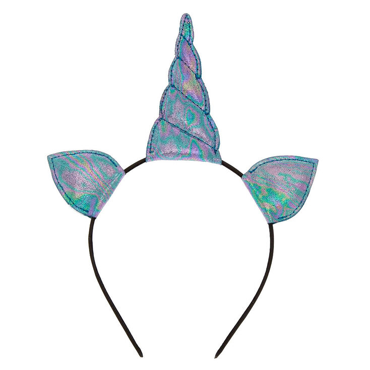 Metallic Oil Spill Unicorn Headband,