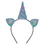 Metallic Oil Spill Unicorn Headband,