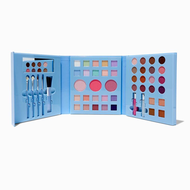 Palette compacte de maquillage 48&nbsp;pi&egrave;ces c&oelig;ur arc-en-ciel molle,