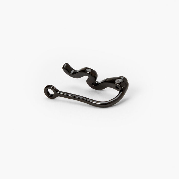 Black Snake Faux Nose Ring,