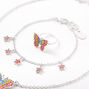 Claire&#39;s Club Rainbow Butterfly Jewelry Set - 3 Pack,
