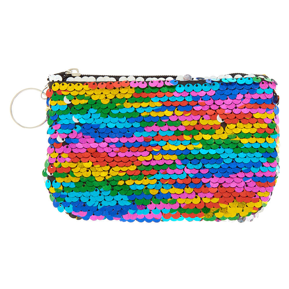 Rainbow Sequin Coin Purse
