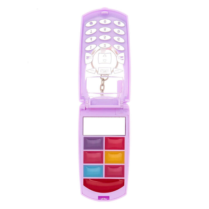 Unicorn Donut Bling Flip Phone Lip Gloss Set - Purple,