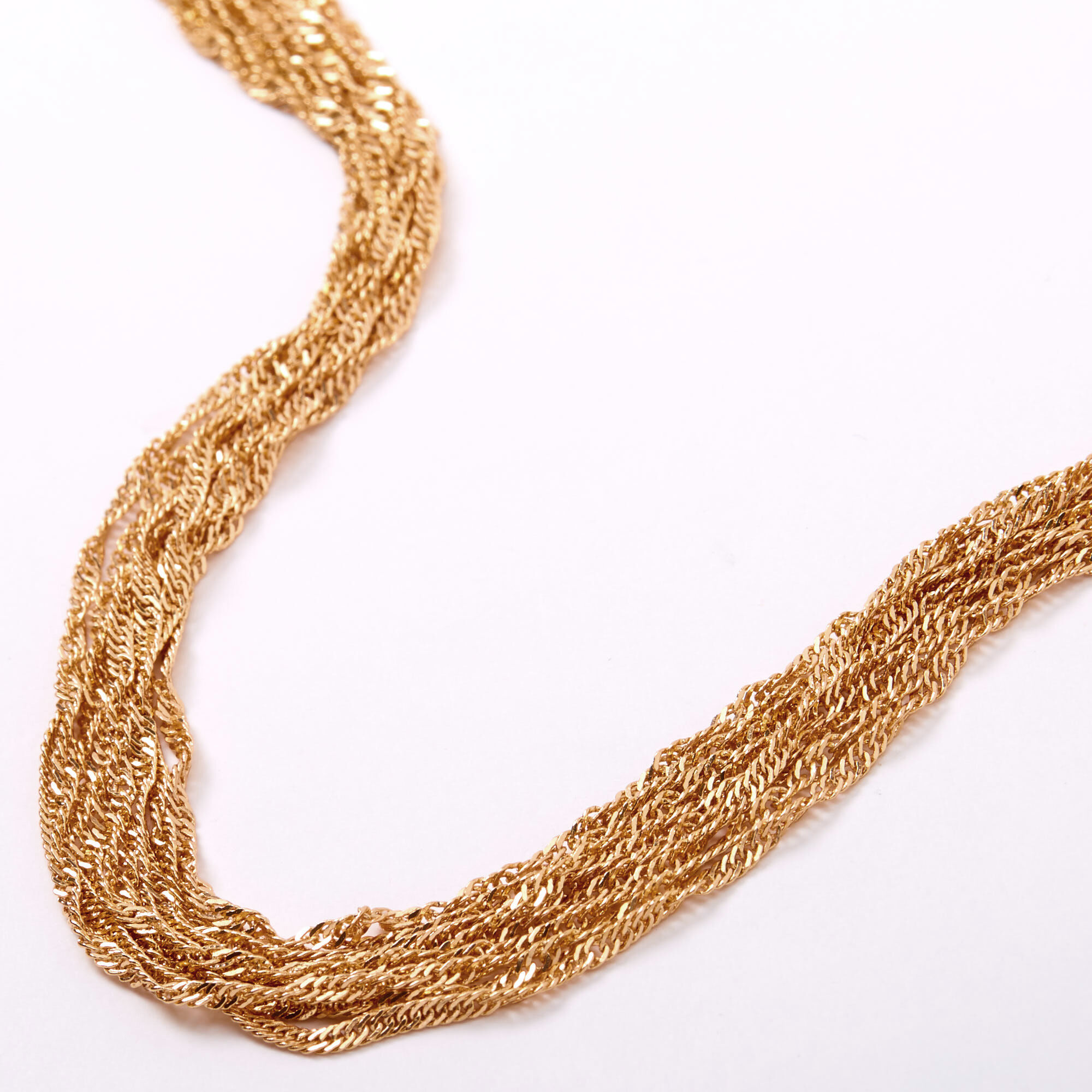 Twisted rope sale gold chain
