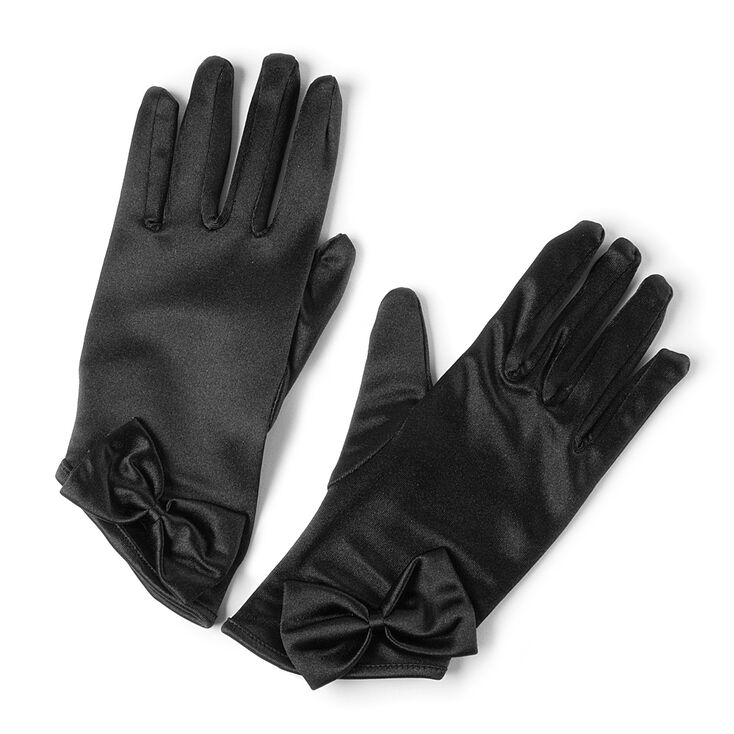 Claire's Satin Gloves with Bow