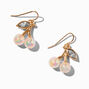 Pearlized Cherry Drop Earrings,