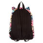Plush Rainbow Leopard Medium Backpack,
