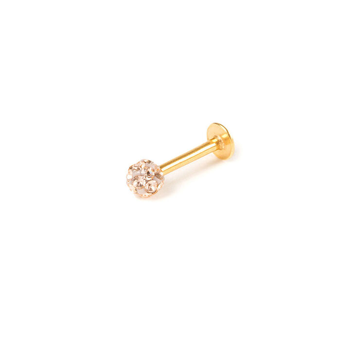 Clous d&#39;oreilles piercing tragus boules en strass,