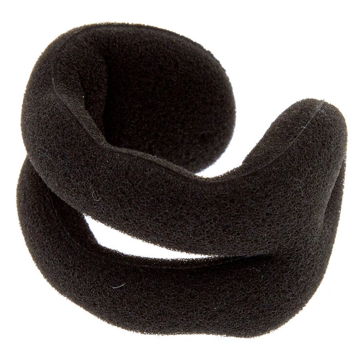 Accessoire &agrave; petit chignon noir,