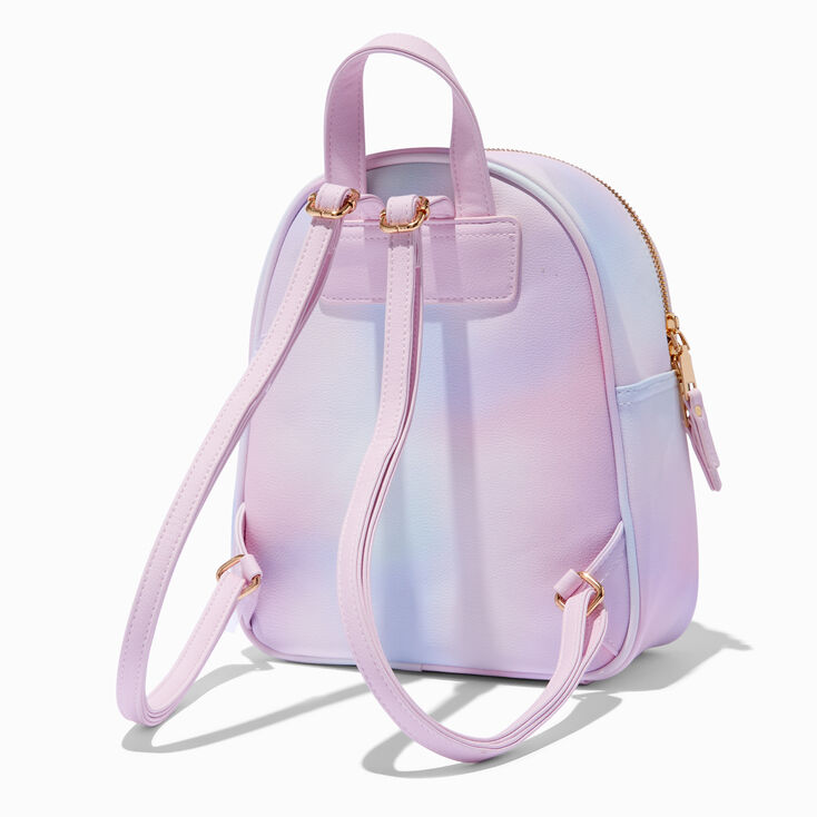 Pastel Ombr&eacute; Quilted Small Backpack,