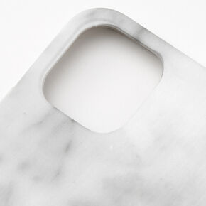 Coque de protection pour portable blanche effet marbr&eacute; - Compatible avec iPhone&nbsp;11 Pro,