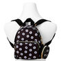 Black &amp; White Daisy Mini Backpack,