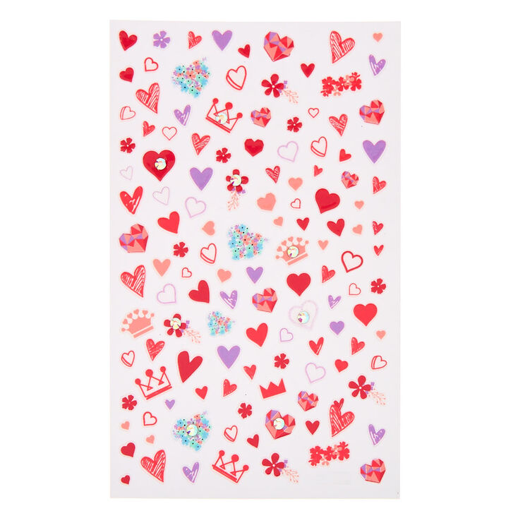 Queen Of Hearts Nail Stickers | Claire's