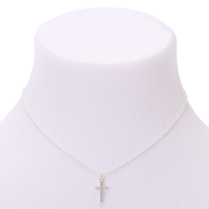 Claire&#39;s Club Silver Cross Jewellery Set - 3 Pack,
