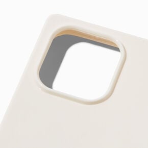 Coque de protection pour portable couleur ivoire brillante - Compatible avec iPhone&reg;&nbsp;13 Pro,