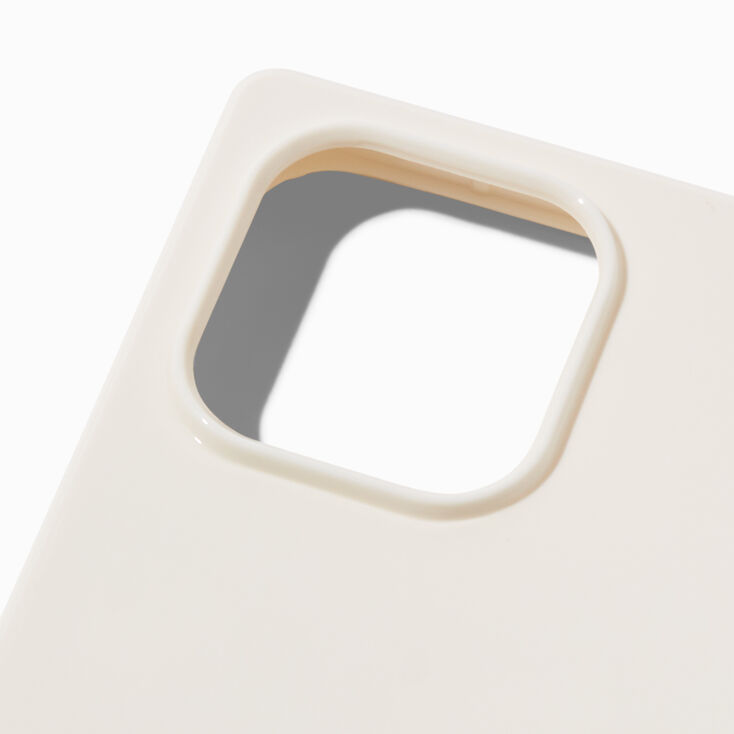 Shiny Ivory Protective Phone Case - Fits iPhone&reg; 13 Pro,