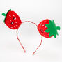 Red Strawberry Ears Headband,