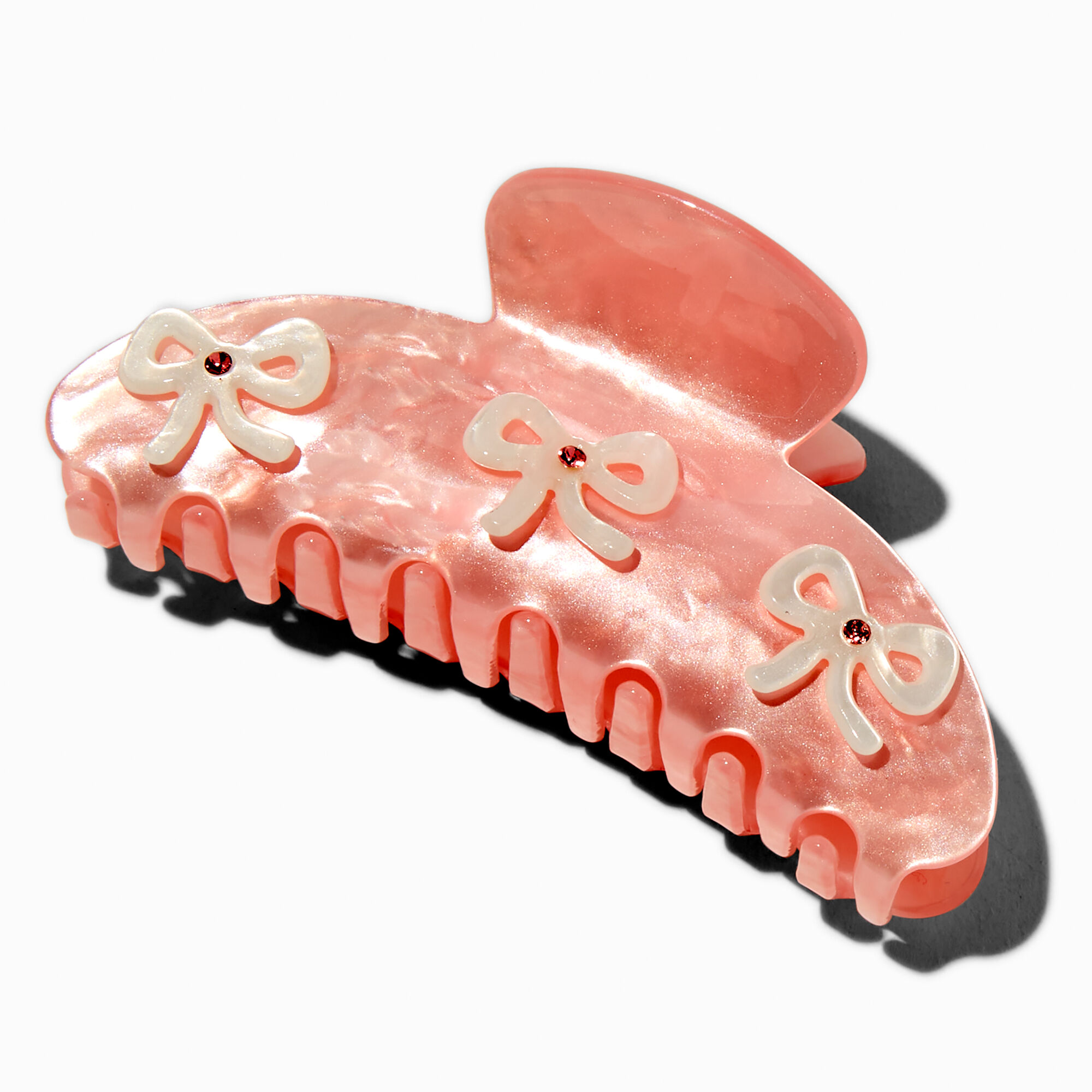 T H E M E x Claire's Pink Bow Hair Claw,