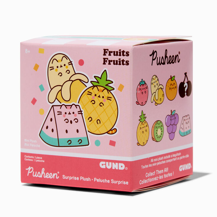 Pochette surprise d&eacute;coration &agrave; clip pour sac en peluche en forme de fruits Pusheen&reg; - Les mod&egrave;les peuvent varier,