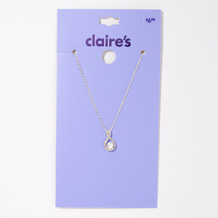 Sterling Silver Love Knot Stud Earrings Claire S Us Sterling Silver Love Knot Stud Earrings