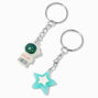 Space Glitter Best Friends Keychains - 5 Pack,