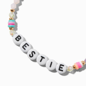 Bracelet &eacute;lastique perl&eacute; &laquo;&nbsp;Bestie&nbsp;&raquo;,