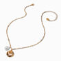 Clam Shell &amp; Pearl Gold-tone Pendant Necklace ,