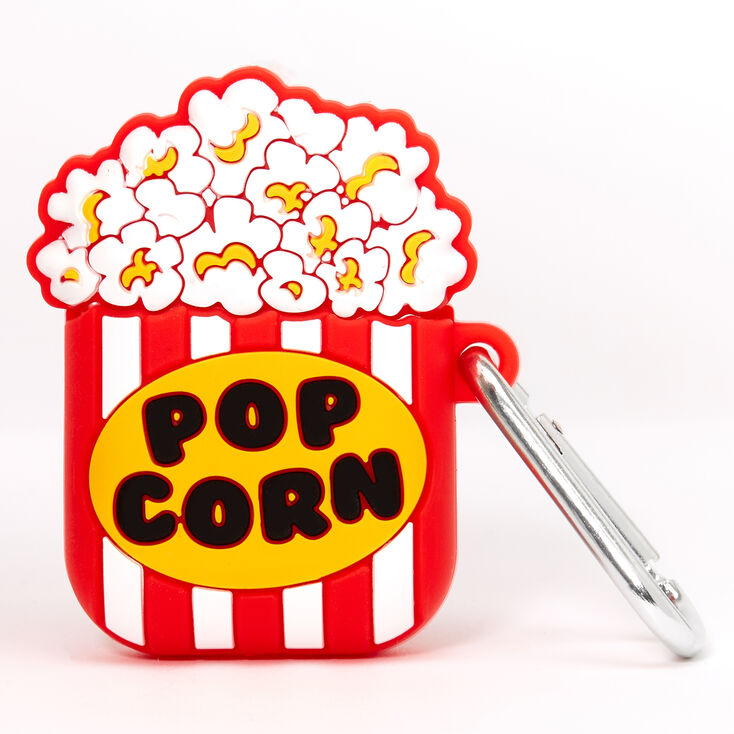 &Eacute;tui pour &eacute;couteurs en silicone motif popcorn - Compatible avec les AirPods&reg; de Apple,