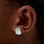 Ghost, Bat, &amp; BOO Clip-On Stud Earrings - 3 Pack,