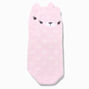 Claire&#39;s Club Pink Bear Polka Dot Plush Socks - 1 Pair,