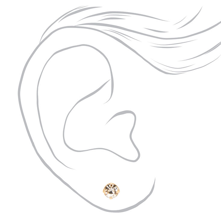 Gold Rhinestone And Pearl Layered Jewelry Set- 2 Pack,