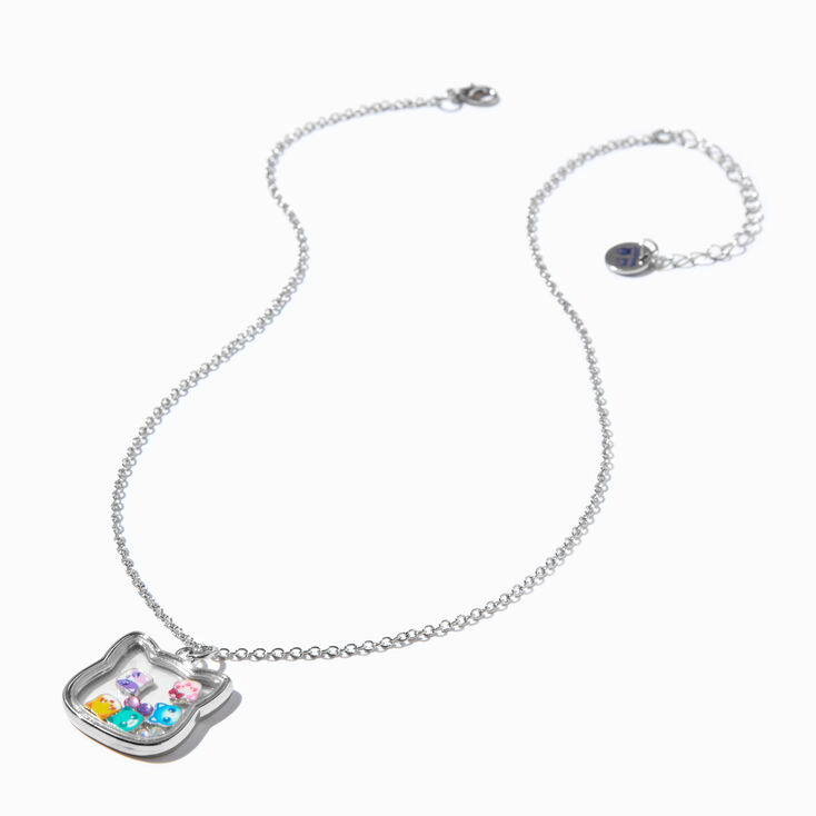 Aphmau&trade; And Friends Claire&#39;s Exclusive Silver-tone Cat Head Shaker Pendant Necklace,
