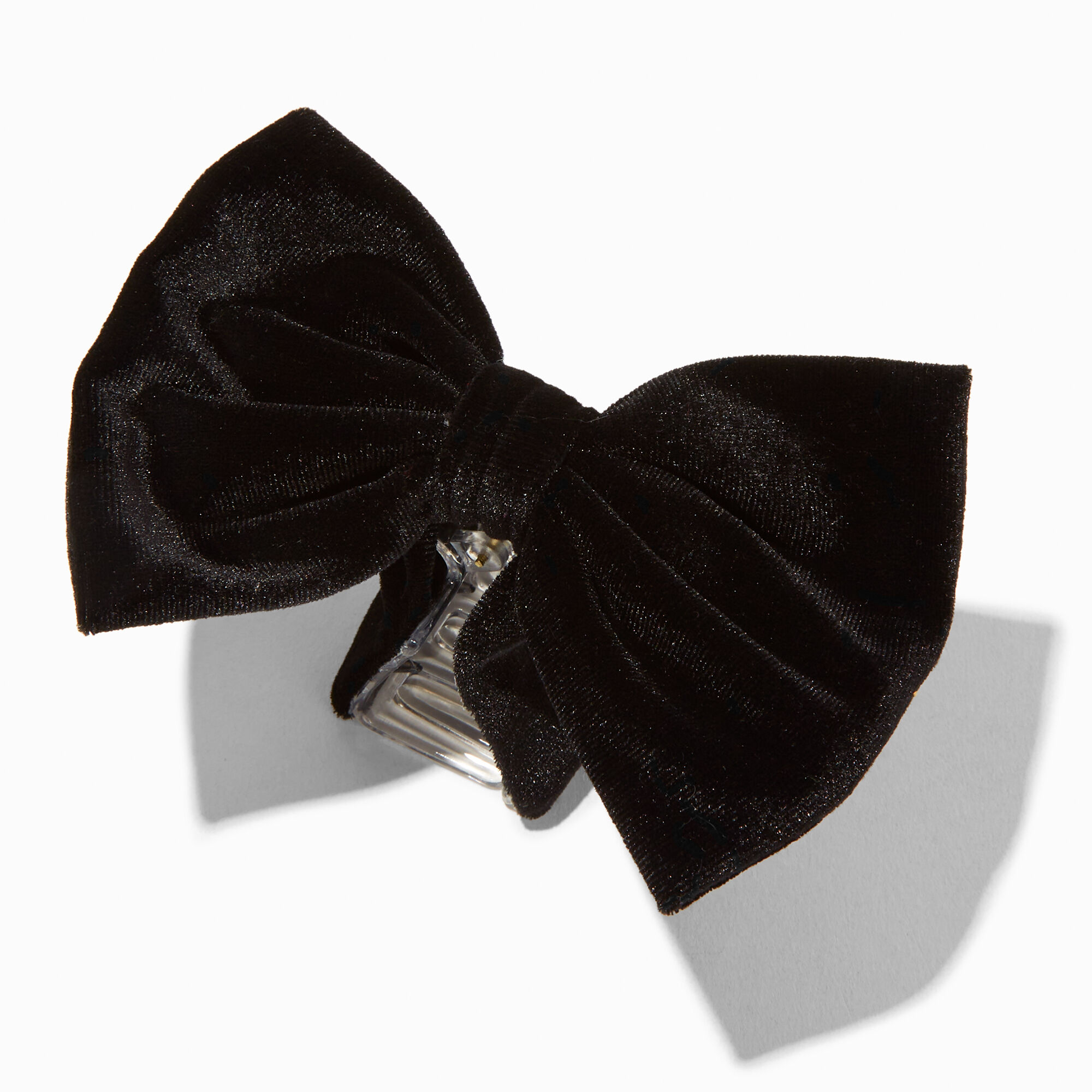 Miu Miu black velvet bow hair clip